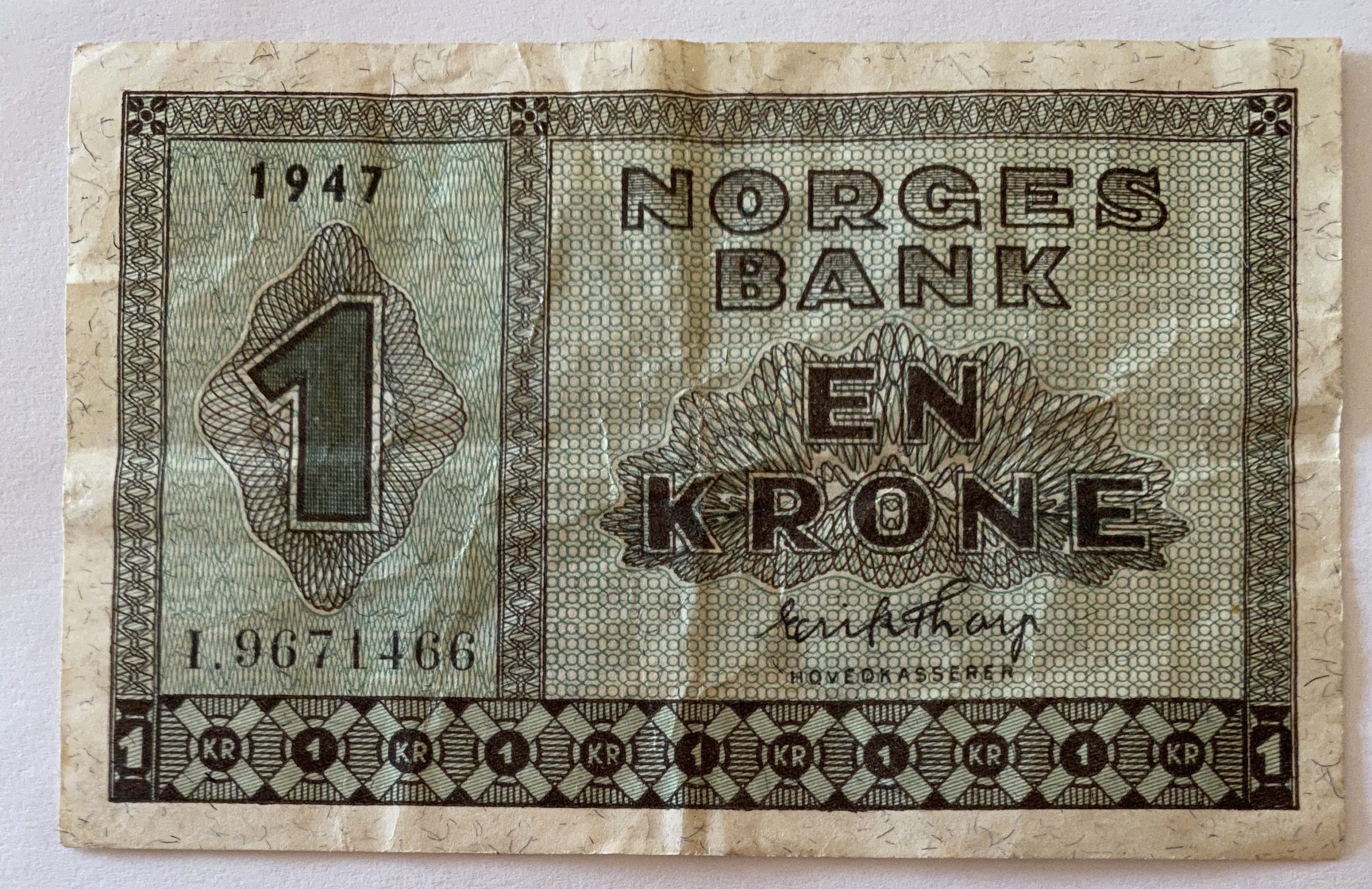 1947  1 krone I 9671466, 1