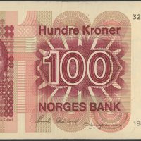 1988 100 kroner 3265280596, vannmerke opp/ned