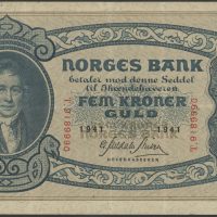 1941 5 kroner T.9189990, 1+