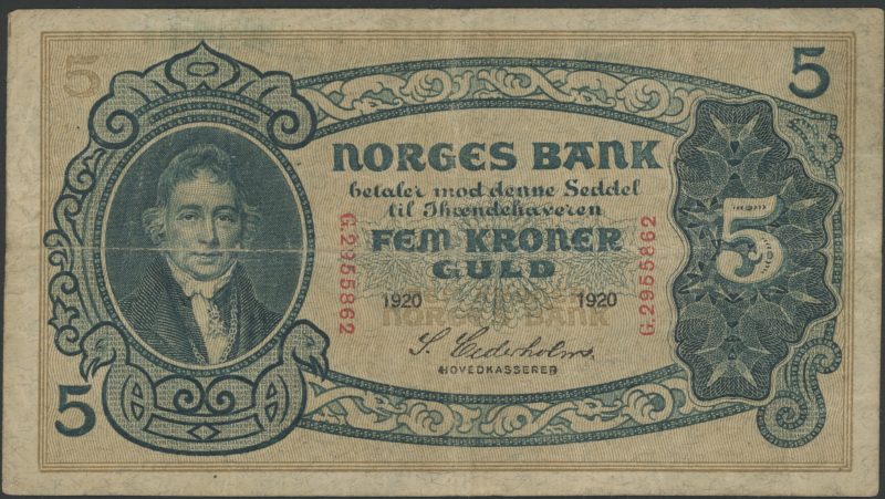 1920 5 kroner G.2955862, 1-