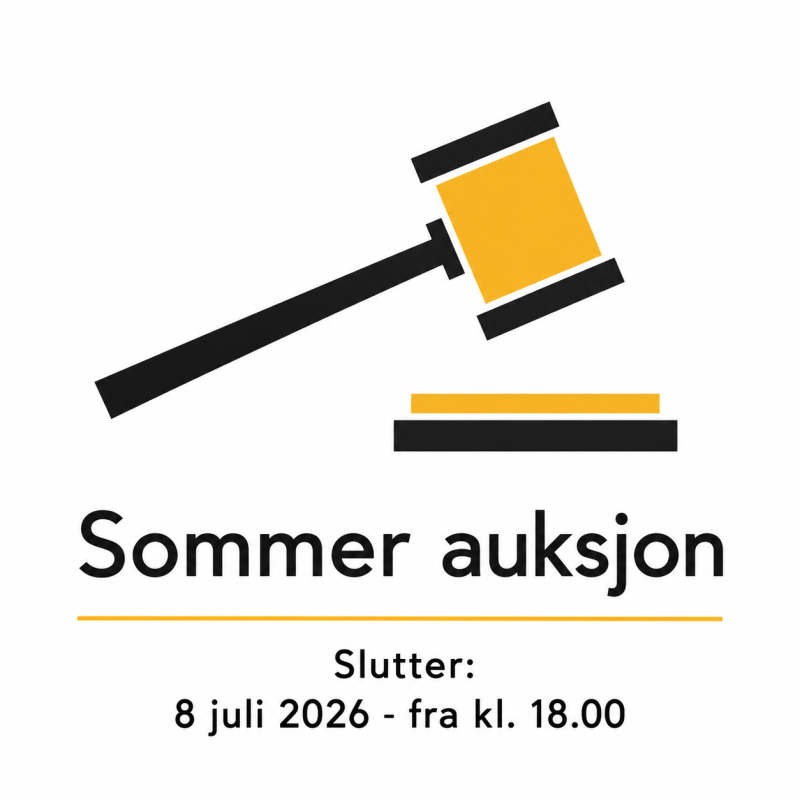 3 dager igjen –  nettauksjon slutter 8. juli kl. 18