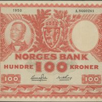 1950 100 kroner A.8660261, 4. utg, 1/1-