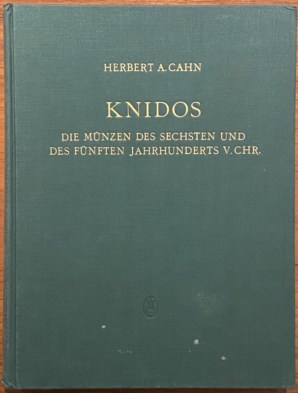 H. A. Cahn: Knidos, Berlin 1970