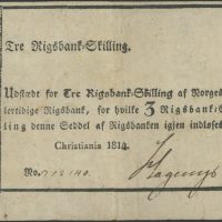 1814 3 rigsbankskilling nr. 772140, 1