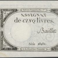 1793 Frankrike 5 livres, flekk, 01