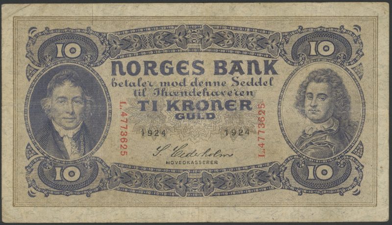 1924 10 kroner L.4773625, 1-