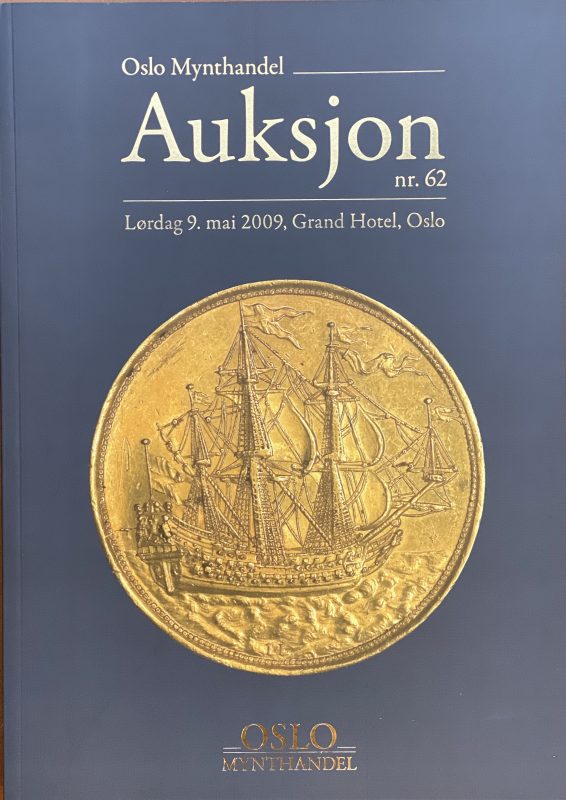 Oslo Mynthandel katalog auksjon nr. 62