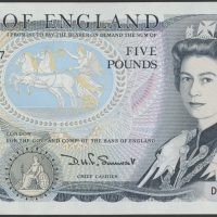1980-1987 England 5 pounds, 0