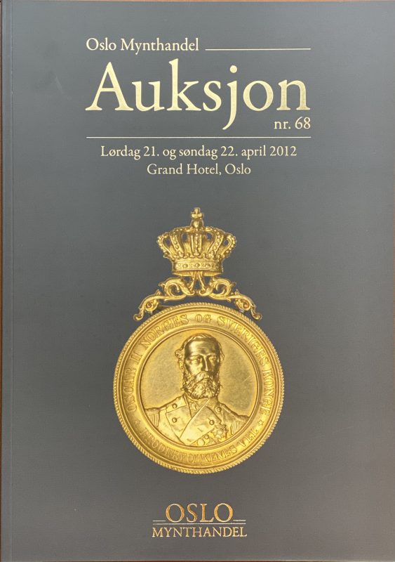Oslo Mynthandel katalog auksjon nr. 68