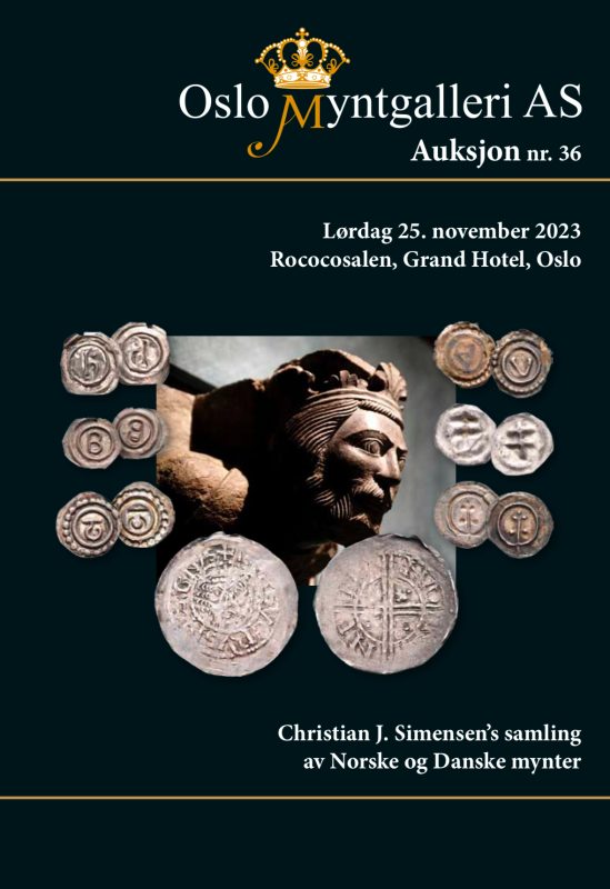 Oslo Myntgalleri katalog auksjon nr.36