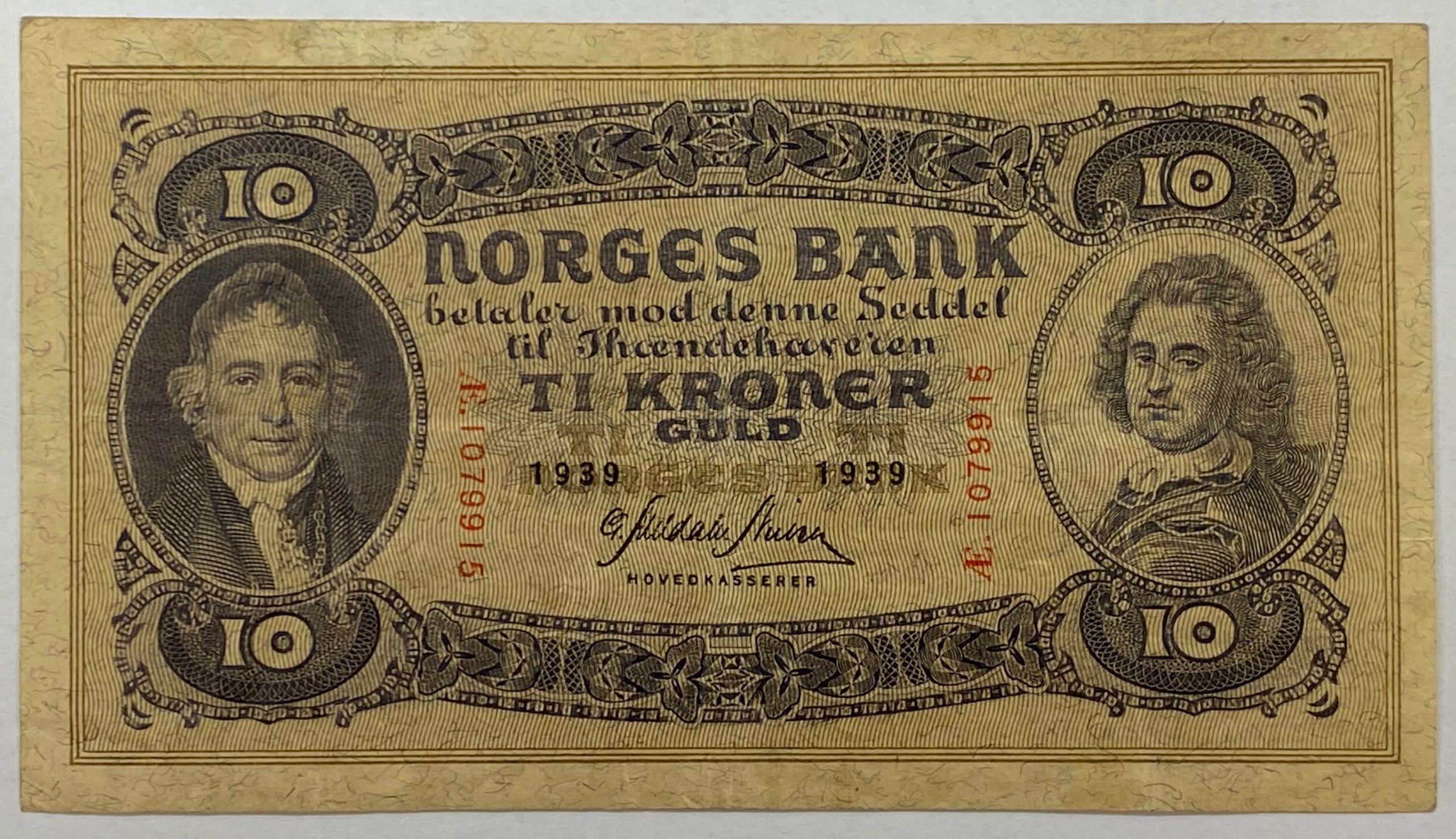 1939 10 kroner Æ.1079915, 1/1-