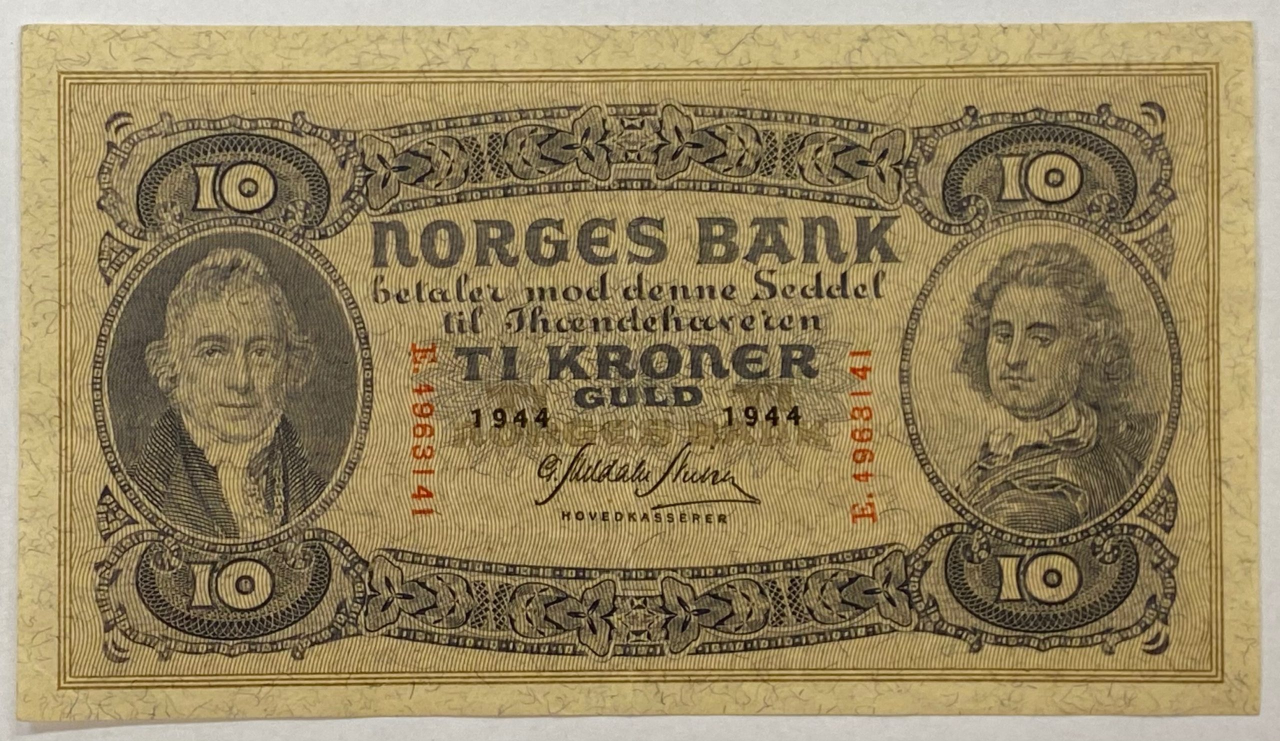 1944 10 kroner E.4963141, 1+