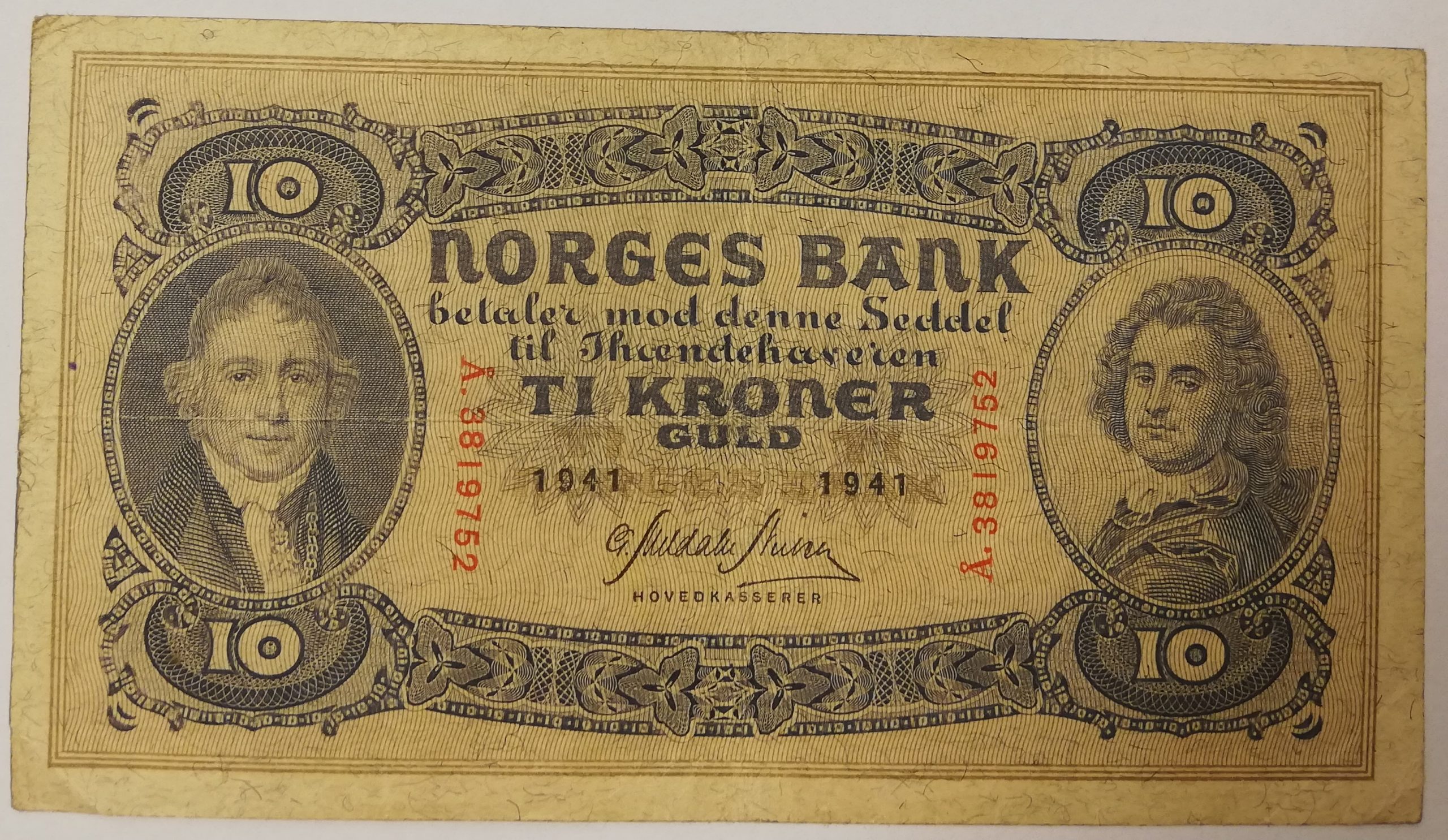1941 10 kroner Å, 1