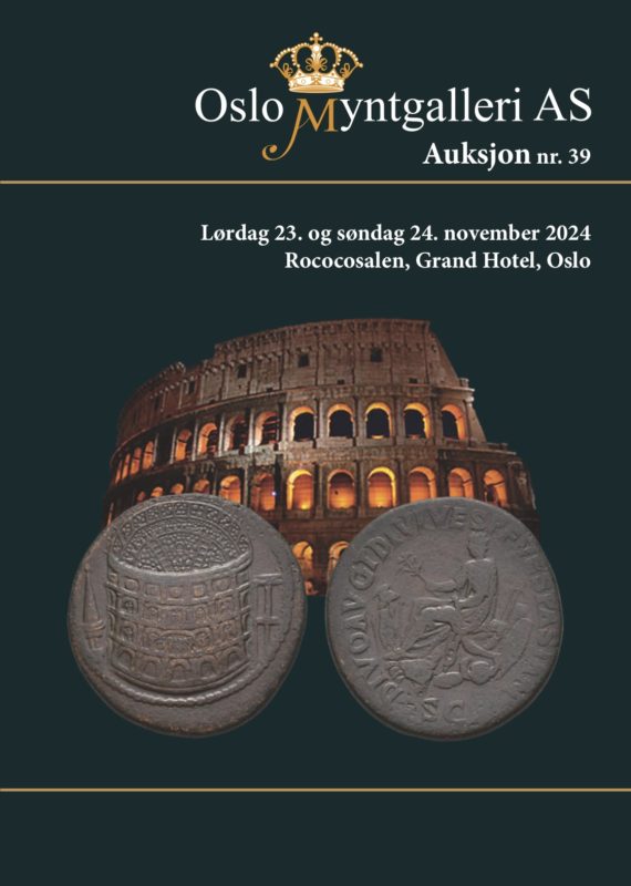 Oslo Myntgalleri katalog auksjon nr. 39