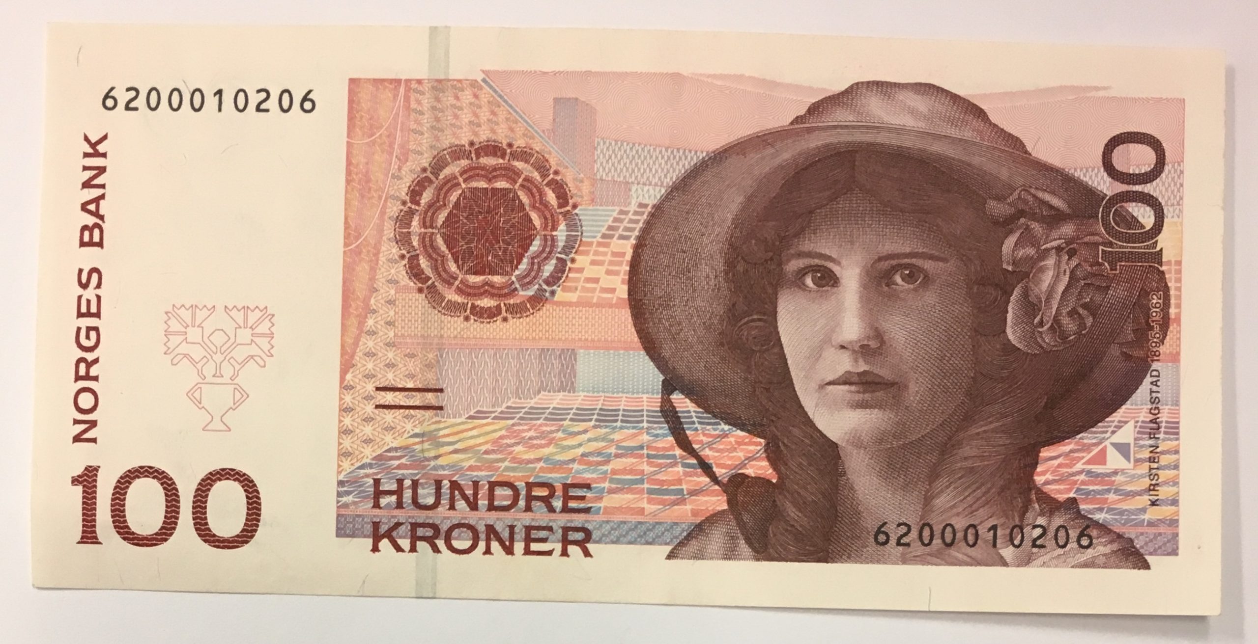 1995  100 kroner, 0/01