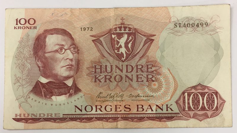 1972  S 100 kroner, 1