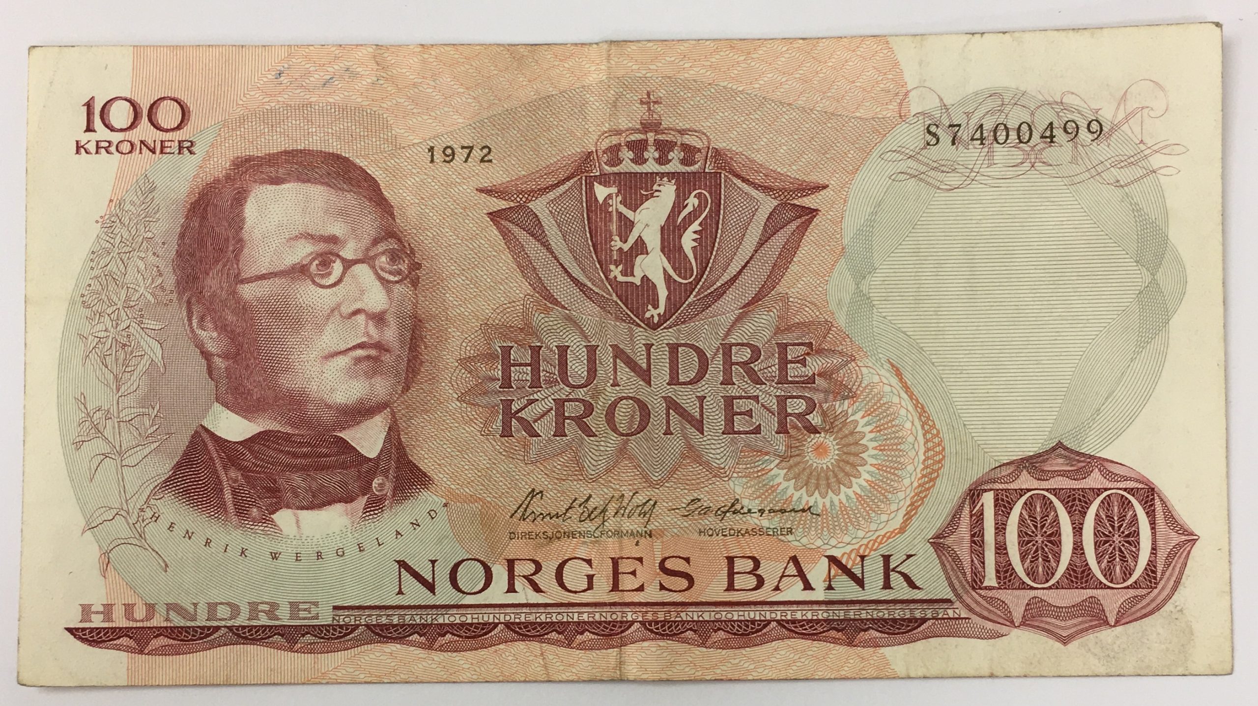 1972  S 100 kroner, 1