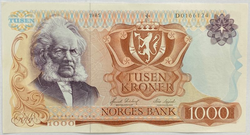 1985 1000 kroner D0166124, 1+