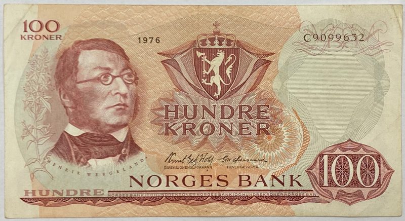 1976 100 kroner C9099632, 1