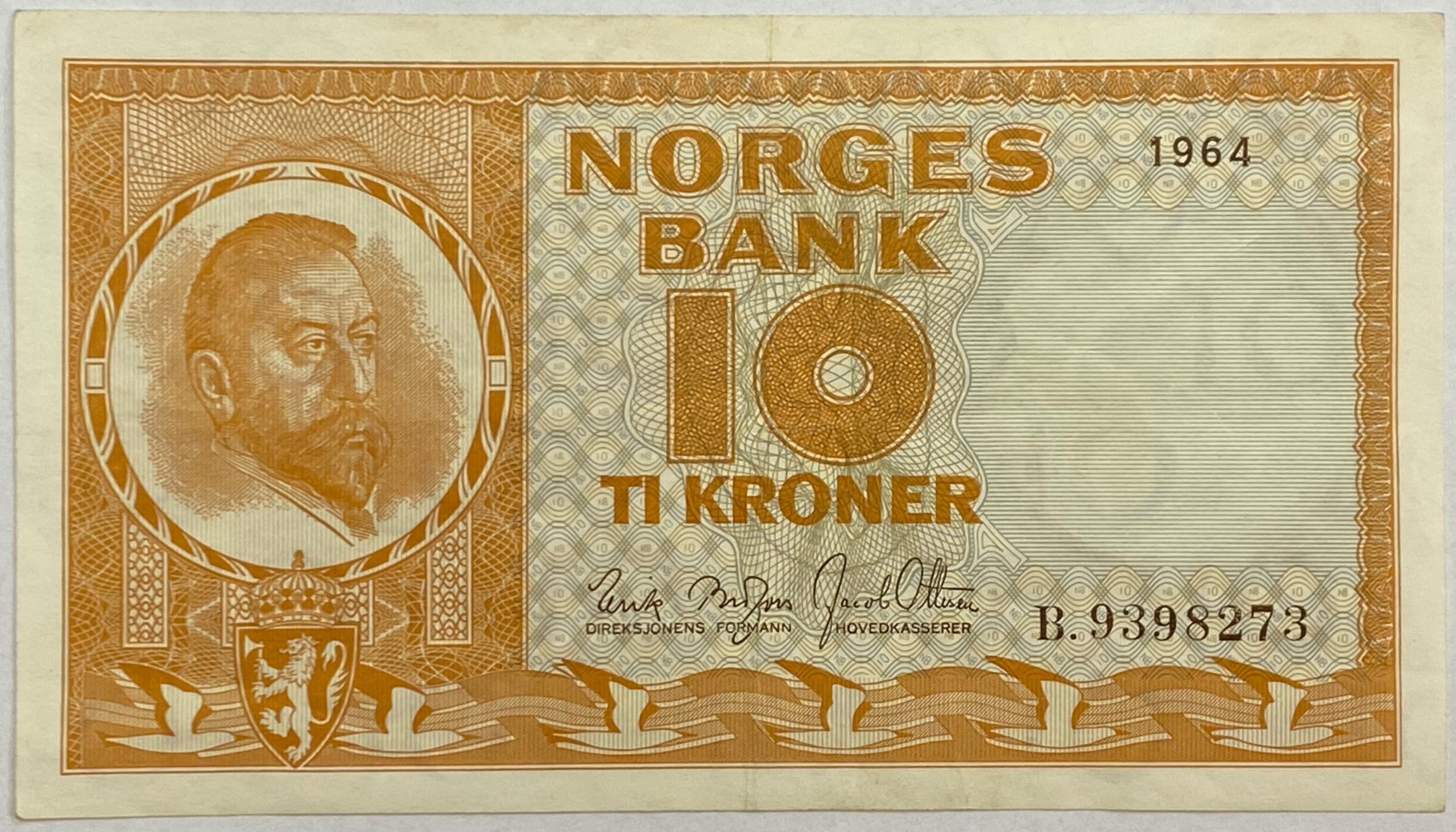 S 1964 10 kroner B.9398273, 1