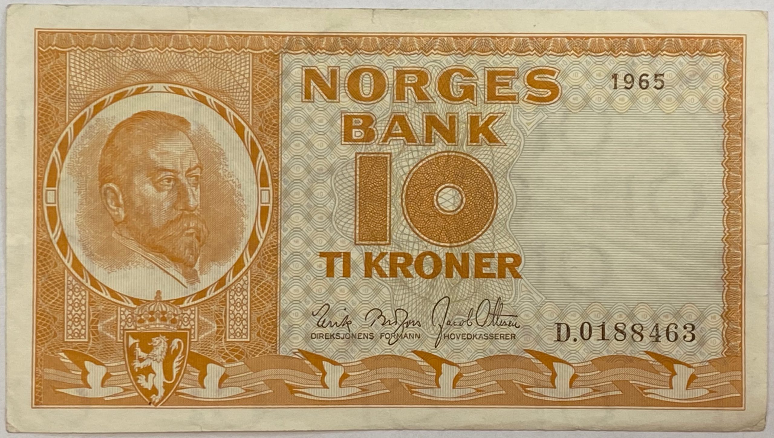 S 1965 10 kroner D.0188463, 1