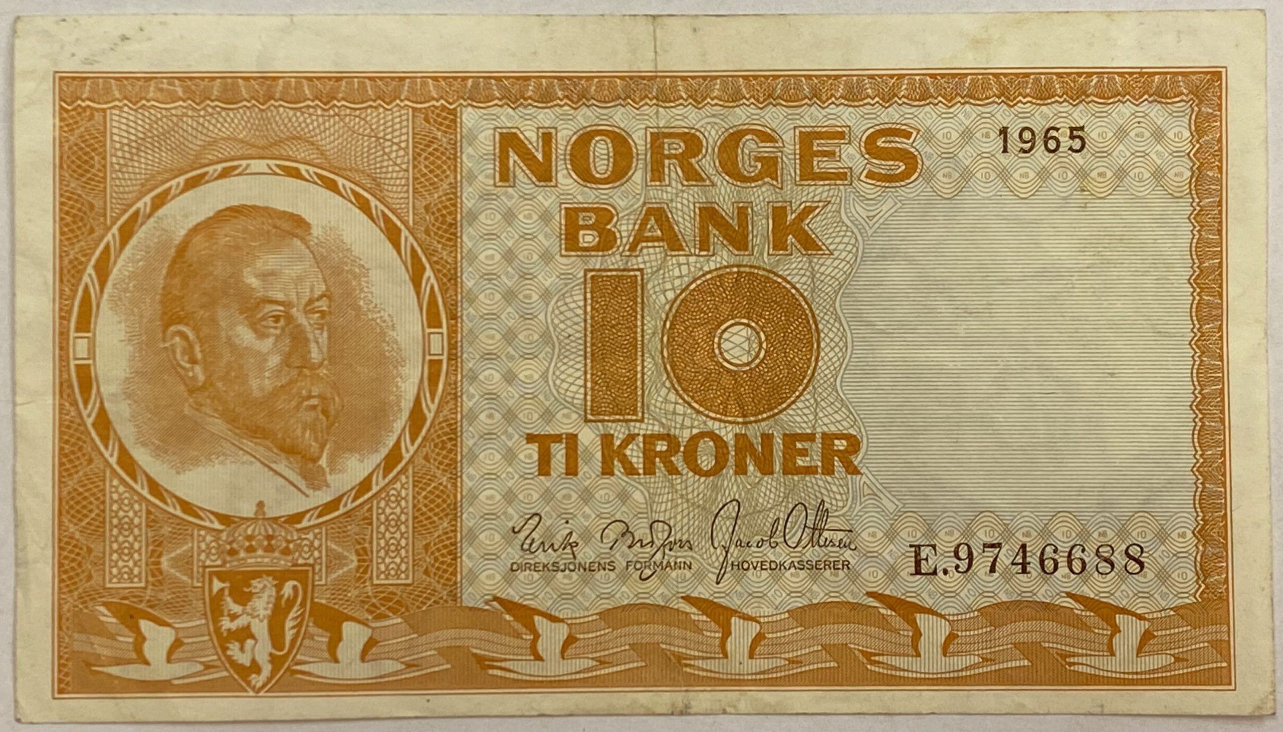 S 1965 10 kroner E.9746688, 1