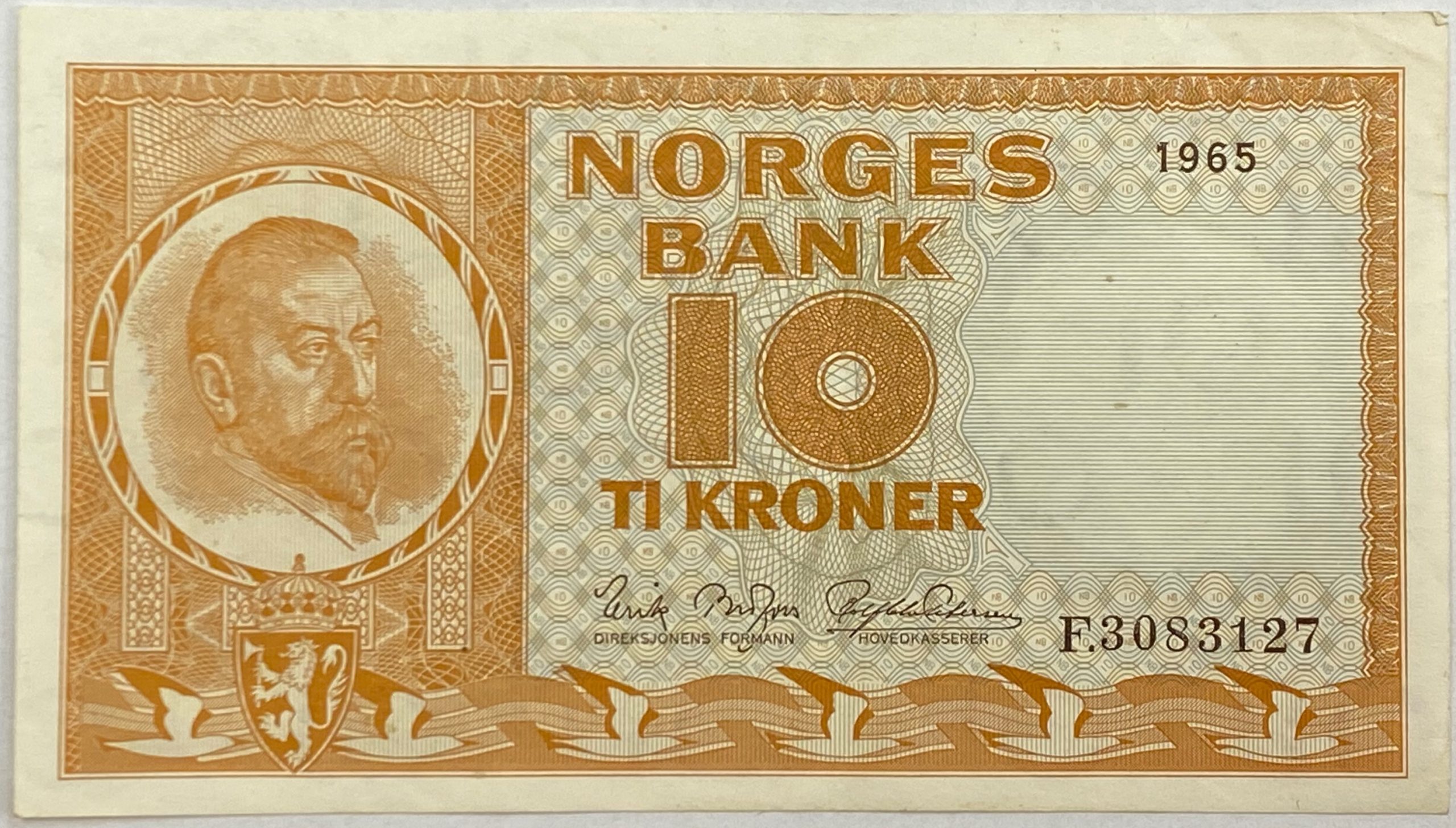 S 1965 10 kroner F.3083127, 1+