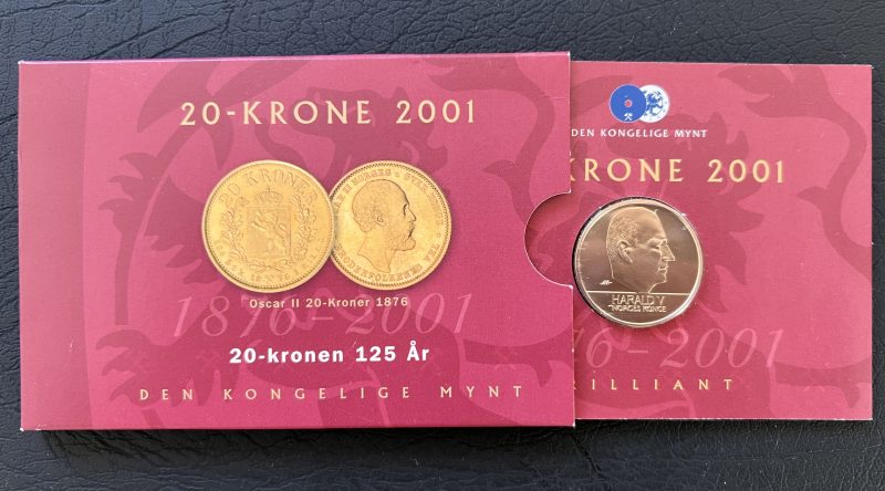 2001 20 kroner m/stjerne, BU