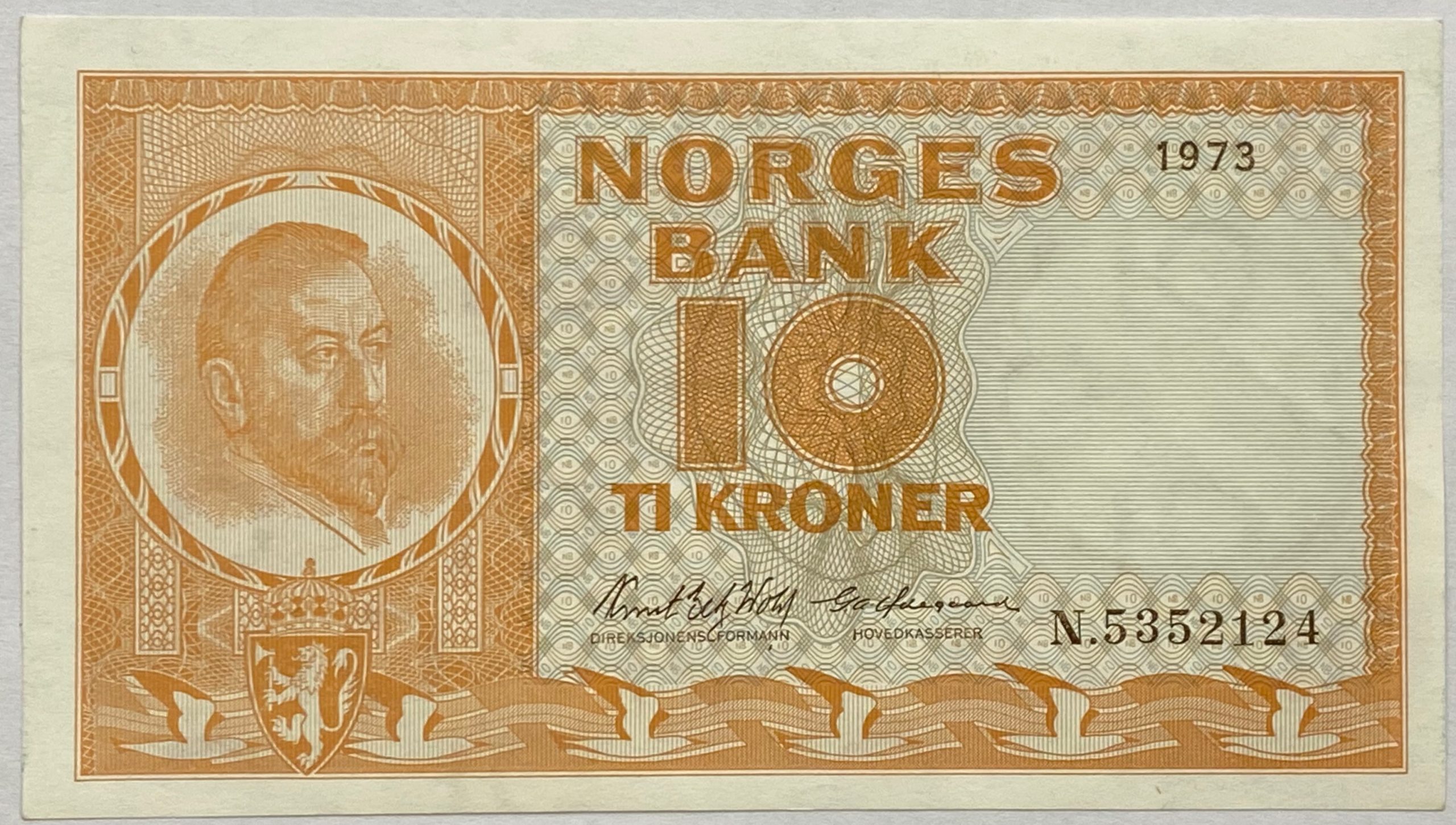 S 1973 10 kroner N.5352124, 01