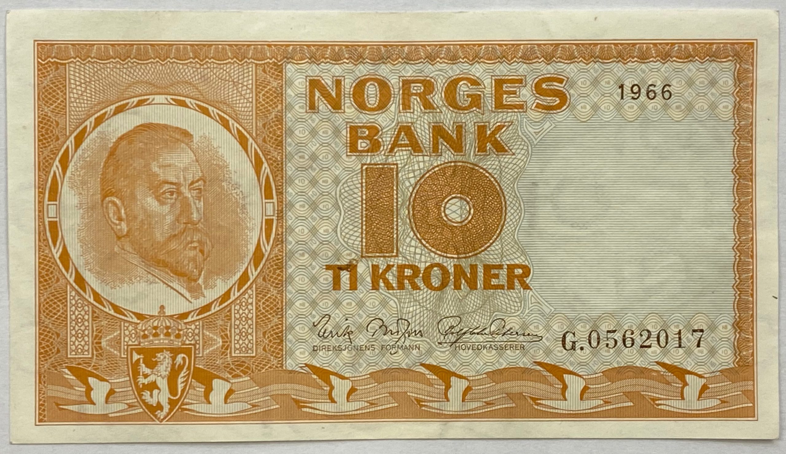 S 1966 10 kroner G.0562017, 1+