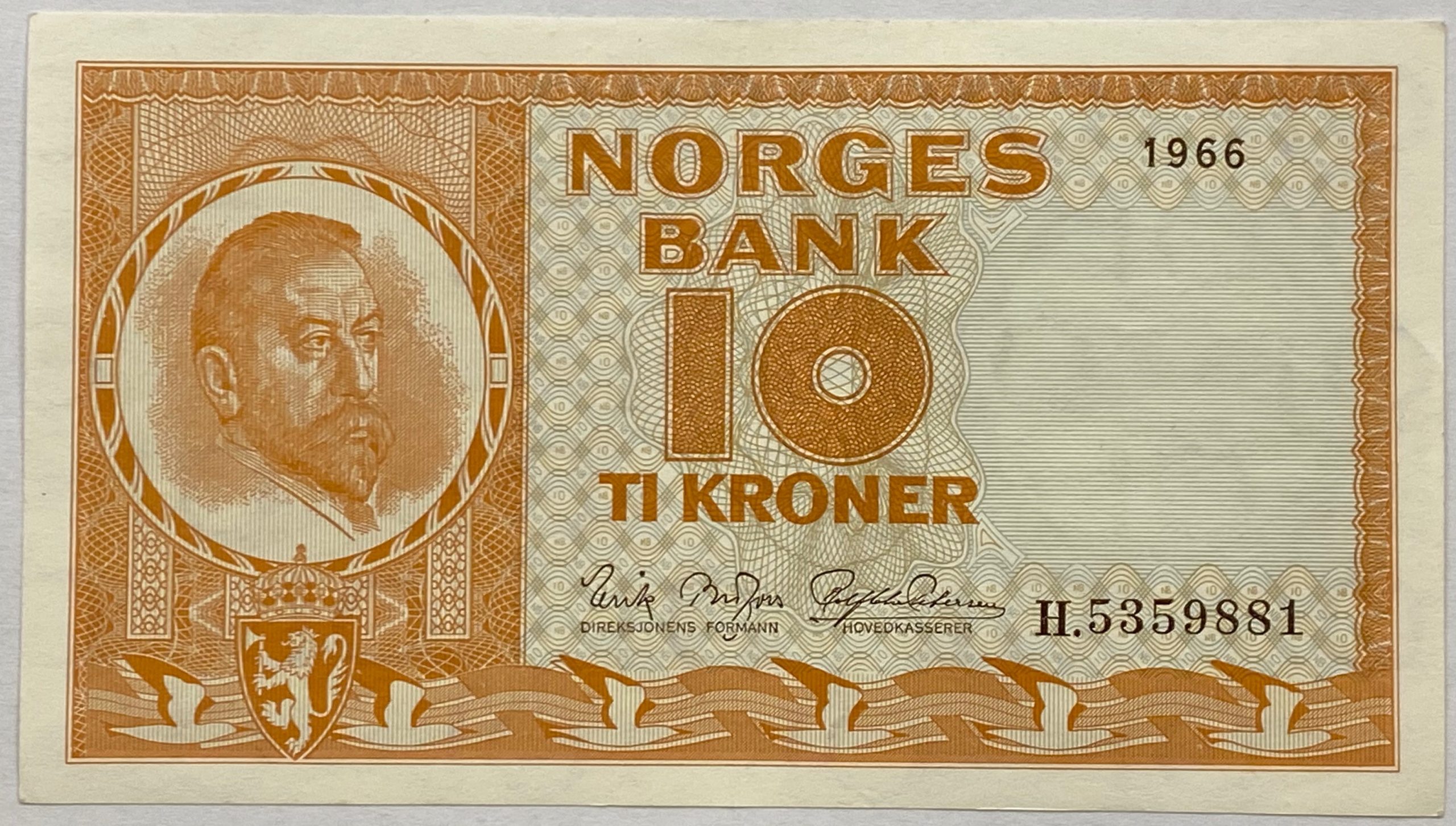 S 1966 10 kroner H.5359881, 1+