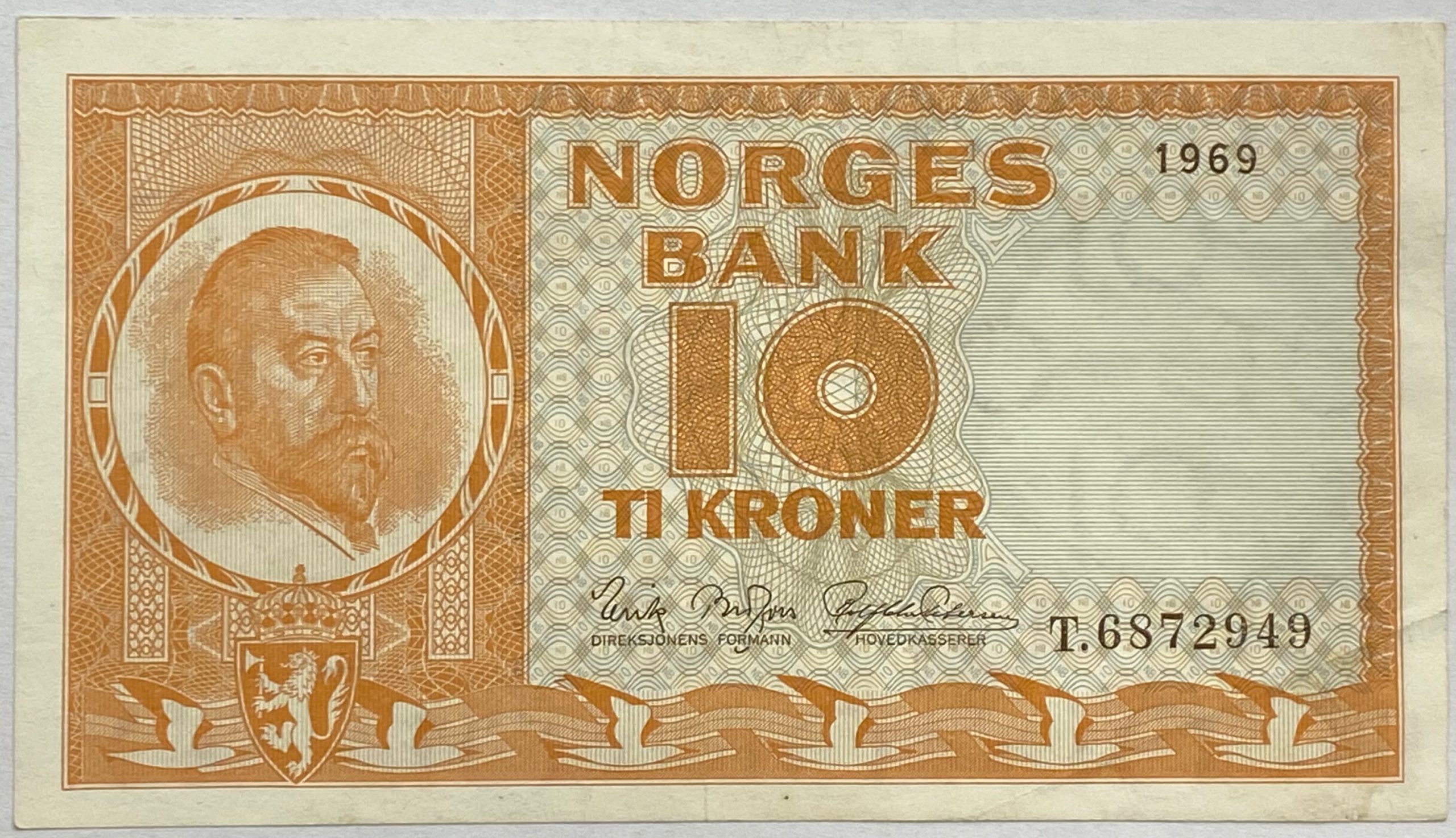 1969 10 kroner T.6872949, 1+/01
