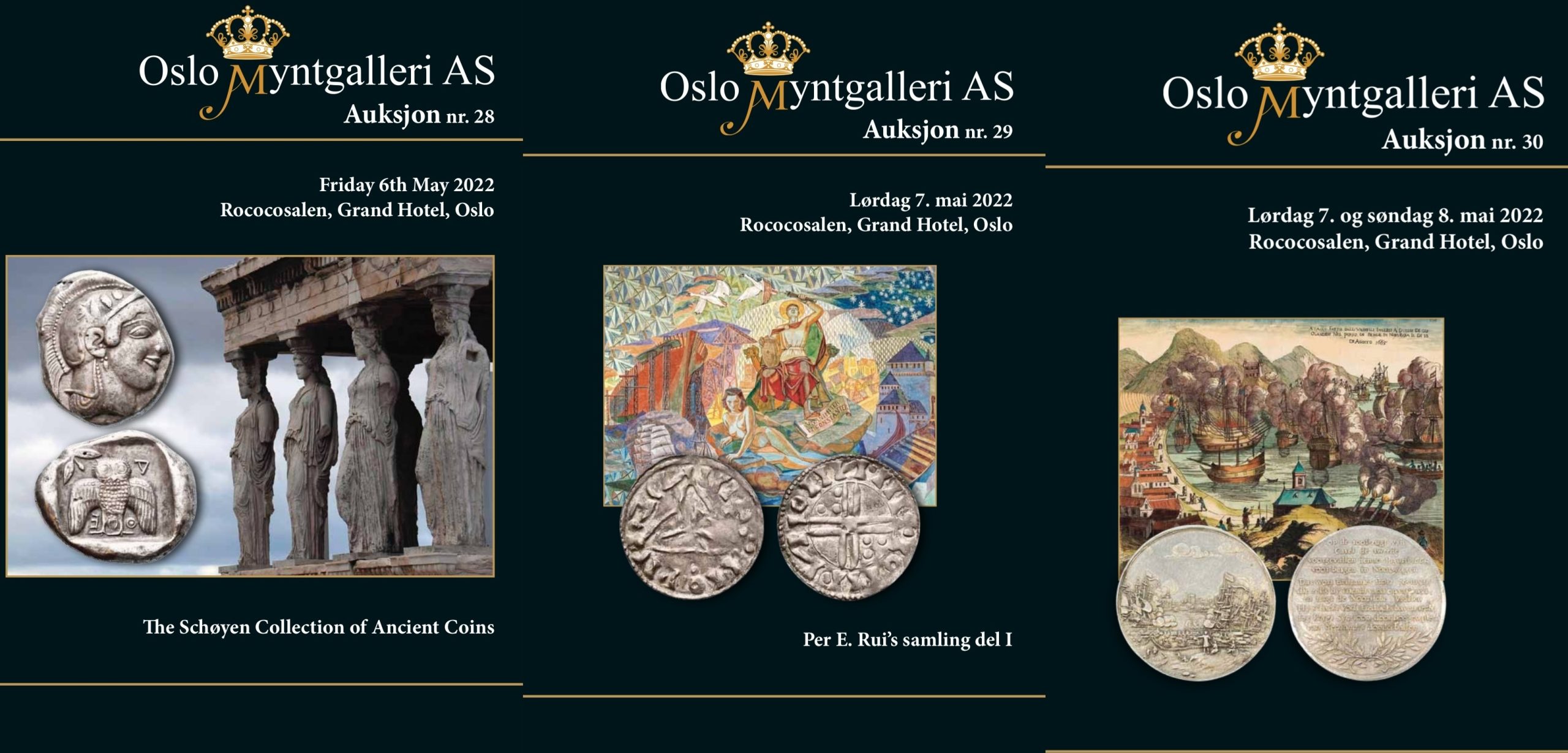 Kataloger for auksjon 28, 29 og 30