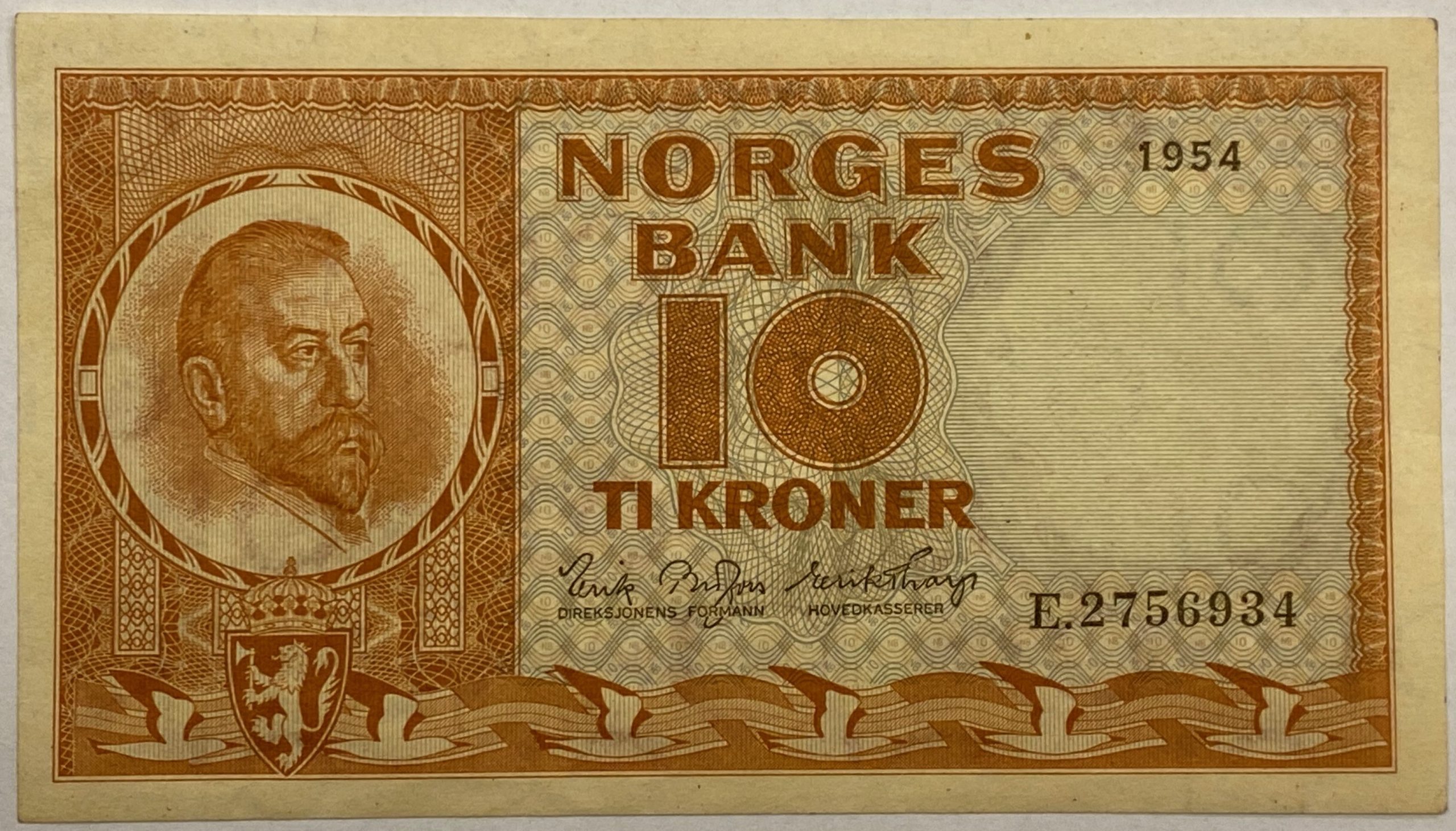 1954 10 kroner E.2756934, 01