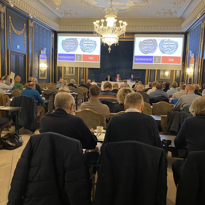 Oppnådde priser for auksjon nr. 31 og 32