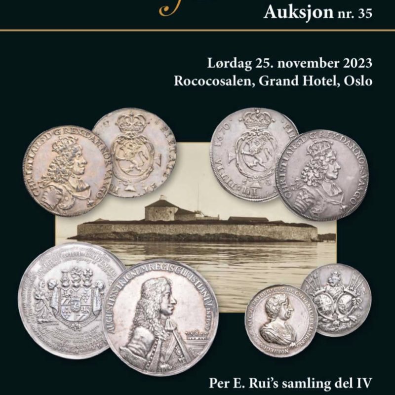 Vår flotte nye katalog over auksjon nr.35: Per E. Rui´s samling del IV