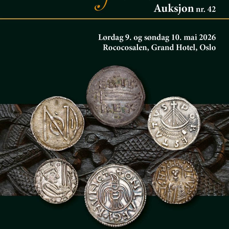 Velkommen til Oslo Myntgalleri auksjon nr. 42, 9.-10. mai 2026