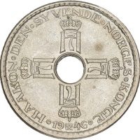 1946 1 krone Haakon VII, 0
