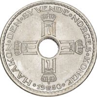 1950 1 krone Haakon VII, 0