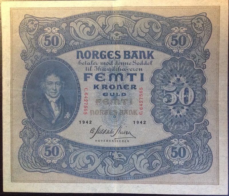 1942 C  50 kroner, 1